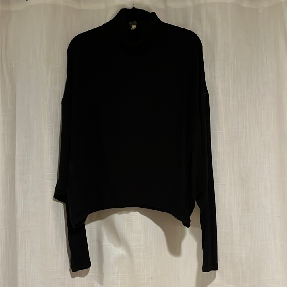 Free People, We The Free black turtleneck